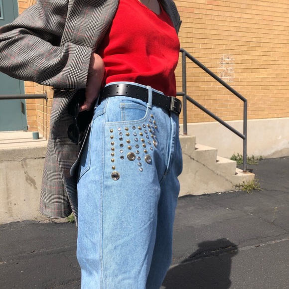 Vintage Monique jeans rhinestone studded - Picture 13 of 13
